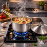 ⁦كسرولة استانلس ستيل تركي مع غطاء ويد للحمل مقاس 16 سم 1.25 لتر⁩ - الصورة ⁦6⁩