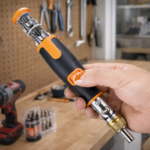 ⁦مفك براغي محمول 10 في 1 برأس قابلة للتعديل بزوايا 180 درجة⁩ - الصورة ⁦3⁩