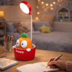 ⁦وناسة مكتب علي شكل جزرة بثلاث درجات اضاءة قابل لإعادة الشحن بيو اس بي⁩ - الصورة ⁦4⁩