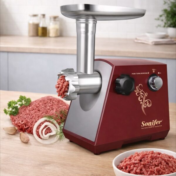 SF-5002 مفرمة لحوم كهربائية ستانلس ستيل من سونيفر 1200 واط