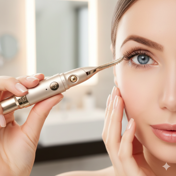 اداة كهربائية مزدوجة لكوي الرموش بجزء مخصص لازالة شعر