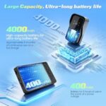 ⁦جرس باب لاسلكي بكاميرا وشاشة 4.3 بوصة مع رؤية ليلية وصوت ثنائي الاتجاه لأمان المنزل⁩ - الصورة ⁦5⁩