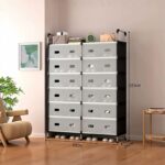 ⁦جزامة 3 أدوار مزدوجة بقوائم معدنية و6 أرفف بغطاء للحفاظ على الأحذية من الأتربة⁩ - الصورة ⁦2⁩