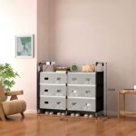 ⁦جزامة 3 أدوار مزدوجة بقوائم معدنية و6 أرفف بغطاء للحفاظ على الأحذية من الأتربة⁩ - الصورة ⁦4⁩