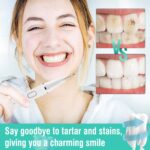 ⁦فرشة كهربائية لتنظيف الأسنان بالموجات فوق الصوتية 31000 مع 5 أوضاع لإزالة الجير والبلاك⁩ - الصورة ⁦5⁩