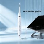 ⁦فرشة كهربائية لتنظيف الأسنان بالموجات فوق الصوتية 31000 مع 5 أوضاع لإزالة الجير والبلاك⁩ - الصورة ⁦9⁩