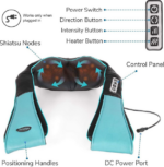 ⁦جهاز مساج ب 8 رؤوس لتدليك عميق لعضلات الرقبة والظهر 30 وات⁩ - الصورة ⁦5⁩