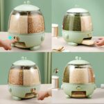 ⁦ديسبنسر بقوليات دوار مقسم الي 5 خانات لتخزين الارز و الفاصوليا والحبوب الصغيرة⁩ - الصورة ⁦6⁩