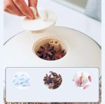 ⁦ديسبنسر بقوليات دوار مقسم الي 5 خانات لتخزين الارز و الفاصوليا والحبوب الصغيرة⁩ - الصورة ⁦8⁩