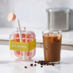 زجاجة مكعبات الثلج لشرب المياه المثلجة والعصائر الفريش بشاليموه 500 ملي