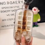 ⁦زجاجة مكعبات الثلج للمياه والعصائر الفريش المثلجة بشاليموه 800 ملي⁩ - الصورة ⁦4⁩