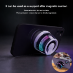 ⁦سبيكر لاسلكي مغناطيسي ميني مع اضاءة ار جي بي قابل للشحن بقوة 5 فولت⁩ - الصورة ⁦5⁩