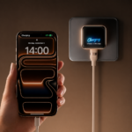 ⁦شاحن سريع ذكي 45 واط بتقنية جان بشاشة رقمية ومنفذ تايب سي⁩ - الصورة ⁦2⁩