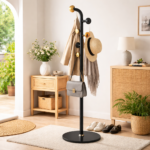 شماعة ملابس ب6 هوكات لتعليق الملابس والشنط مناسبة لغرف النوم