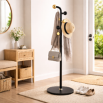 ⁦شماعة ملابس ب6 هوكات لتعليق الملابس والشنط مناسبة لغرف النوم⁩ - الصورة ⁦6⁩