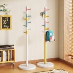 ⁦شماعة ملابس بتصميم جذع شجرة بالوان مختلفة لتعليق الملابس لغرف الاطفال⁩ - الصورة ⁦2⁩