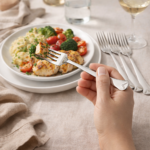 ⁦طقم شوك استانلس ستيل تركي 12 قطعة باللون الفضي⁩ - الصورة ⁦5⁩