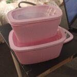 طقم علب تلاجة 4 قطع بأحجام مختلفة لحفظ وتنظيم الطعام بغطاء بإطار سيليكون محكم العلق