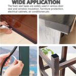 ⁦عازل ومانع الأتربة والحشرات الاسفنجي للأبواب والشبابيك والالوميتال⁩ - الصورة ⁦6⁩