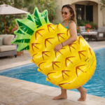 عوامة مميزه علي شكل اناناس للاستمتاع بالبحر والبسين