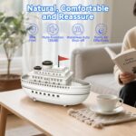 ⁦فواحة مضيئة علي شكل باخرة بخزان 300 ملي لتعطير المنزل ب 7 إضاءات مختلفة⁩ - الصورة ⁦8⁩