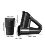 ⁦قطاعة ومبشرة لاسلكية للخضراوات والفواكه ب 4 شفرات⁩ - الصورة ⁦8⁩