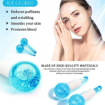 ⁦كرات تبريد كريستالية لتدليك الوجه لتهدئة وشد البشرة قطعتين⁩ - الصورة ⁦4⁩