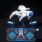⁦لعبة روبوت ذكي بتصميم كلب بتقنية تفاعلية مع حركات وموسيقى مع ذراع تحكم عن بعد⁩ - الصورة ⁦2⁩