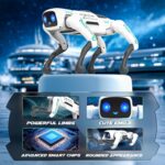 ⁦لعبة روبوت ذكي بتصميم كلب بتقنية تفاعلية مع حركات وموسيقى مع ذراع تحكم عن بعد⁩ - الصورة ⁦5⁩