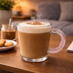 ⁦مج زجاج شفاف بيد جليتر 450 ملي لشرب وتقديم المشروبات بشكل شيك⁩ - الصورة ⁦4⁩