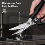 ⁦مقص مطبخ بسوسته و مفتاح امان لتقطيع الفراخ والخضروات متعدد الاستخدامات⁩ - الصورة ⁦2⁩