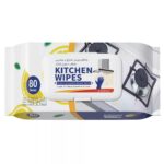 مناديل مبللة لإزالة الدهون والبقع والأتربة للمطبخ والأسطح المعدنية 80 قطعة