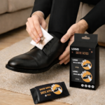 ⁦مناديل مبللة لتنظيف وتلميع الأحذية مكون من 64 منديل⁩ - الصورة ⁦4⁩