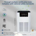 ⁦منقي هواء ومرطب بشاشة ليد تاتش ب 3 سرعات لتنقية هواء المنزل والمكتب⁩ - الصورة ⁦4⁩