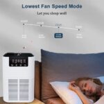 ⁦منقي هواء ومرطب بشاشة ليد تاتش ب 3 سرعات لتنقية هواء المنزل والمكتب⁩ - الصورة ⁦6⁩