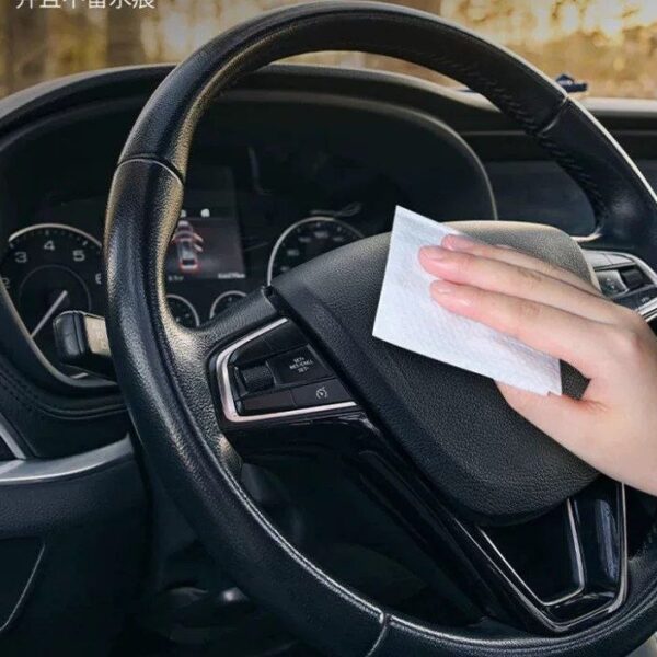 باكت مناديل مبللة لتنظيف وتلميع السيارة من الداخل 80 منديل