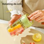 ⁦كوب مكعبات ثلج اكريليك مع قالب ثلج للمشروبات الصيفية الفريش⁩ - الصورة ⁦7⁩