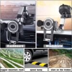 ⁦حامل موبايل قابل للتعديل والدوران 350 درجة مزود بقاعدة شفط قوية⁩ - الصورة ⁦9⁩
