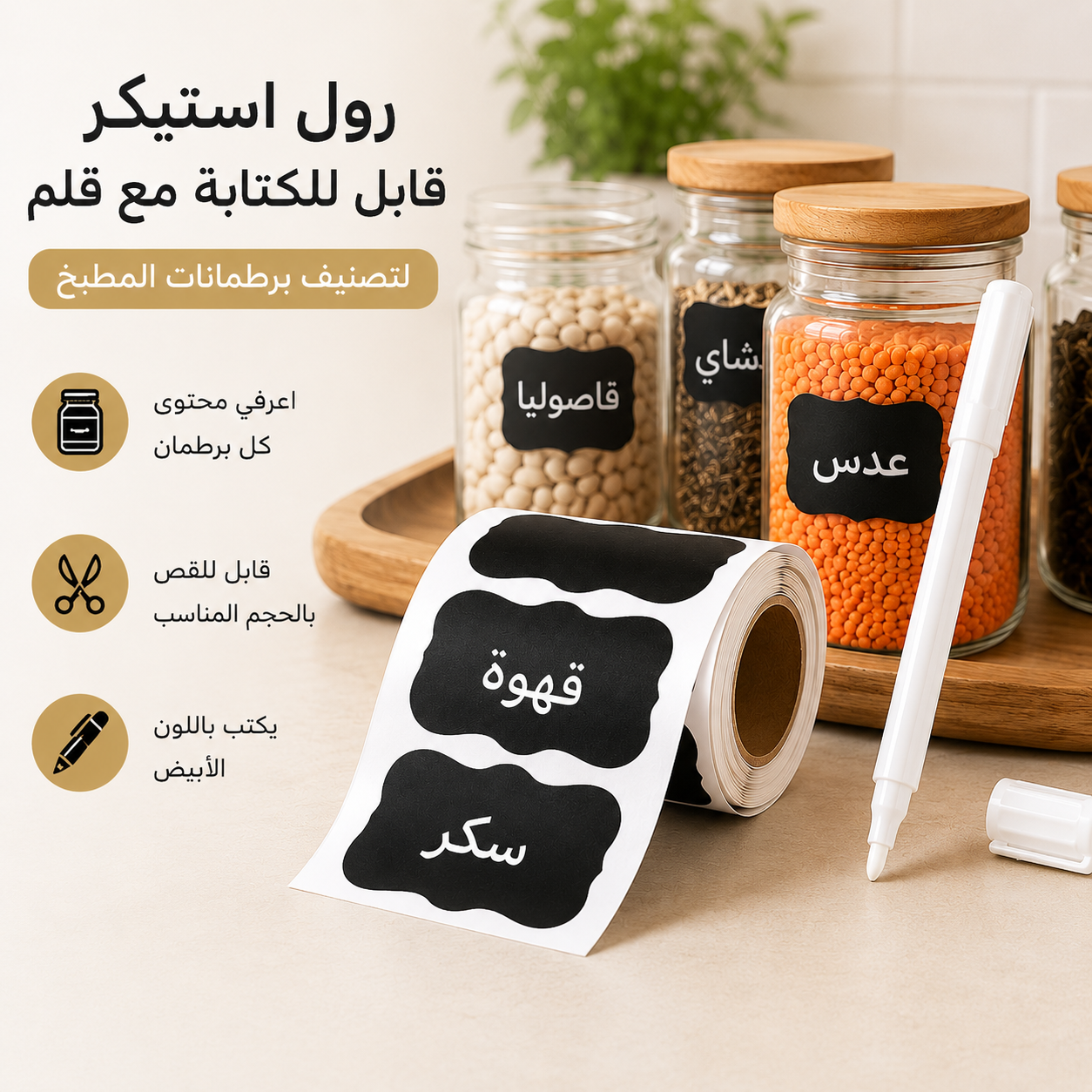 رول-استيكر-كتابة-بقلم-لتحديد-وتصنيف-برطمانات-البقوليات-والتوابل-قابل-للقص_All_7143_8.png رول استيكر كتابة بقلم لتحديد وتصنيف برطمانات البقوليات والتوابل قابل للقص - الصورة 1