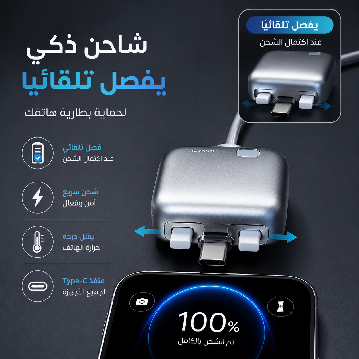 شاحن-تايب-سي-بخاصية-الفصل-التلقائي-لحماية-بطارية-الهاتف-من-الشحن-الزائد_All_28708_8.png شاحن تايب سي بخاصية الفصل التلقائي لحماية بطارية الهاتف من الشحن الزائد - الصورة 1