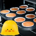 ⁦ماسك سيليكون للفرن لحمل الصواني بتصميم بطوط عازل للحرارة قطعتين⁩ - الصورة ⁦4⁩