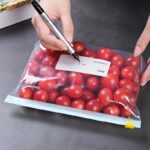 ⁦مجموعة أكياس 10 قطع لحفظ وتخزين طعام محكمة الغلق للثلاجة والفريزر قابلة لإعادة الأستخدام⁩ - الصورة ⁦4⁩