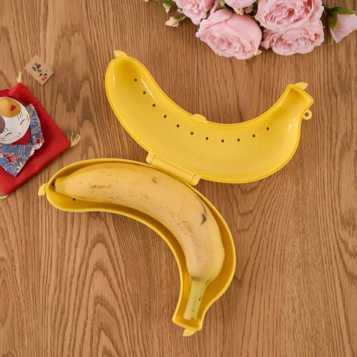 ⁦حافظة موز Titiz تركي للانش بوكس وشنط المدرسة والشغل بطول 25 سم⁩ - الصورة ⁦2⁩