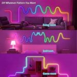 ⁦شريط إضاءة نيون ليد RGB مع ريموت ويعمل بيو اس بي 5 متر⁩ - الصورة ⁦2⁩