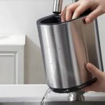 ⁦صفاية معالق وحامل سكاكين 2 في 1 استانلس ستيل للمطبخ⁩ - الصورة ⁦5⁩