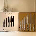 ⁦طقم سكاكين مطبخ smeg 6 بأحجام مختلفة قطع بتصميم أنيق⁩ - الصورة ⁦2⁩