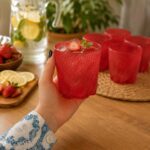 ⁦طقم كوبايات بتصميم مزخرف لشرب العصائر 6 قطع⁩ - الصورة ⁦2⁩