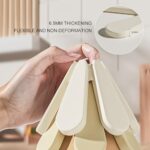⁦طقم كوسترات عازلة للحرارة 3 قطع مع ستاند  بتصميم شجرة كريسماس⁩ - الصورة ⁦6⁩