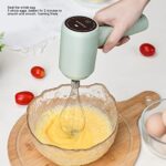 ⁦مضرب كهربائي لاسلكي لخلط وخفق البيض والكريمة والكيك قابل للشحن بيو اس بي⁩ - الصورة ⁦2⁩