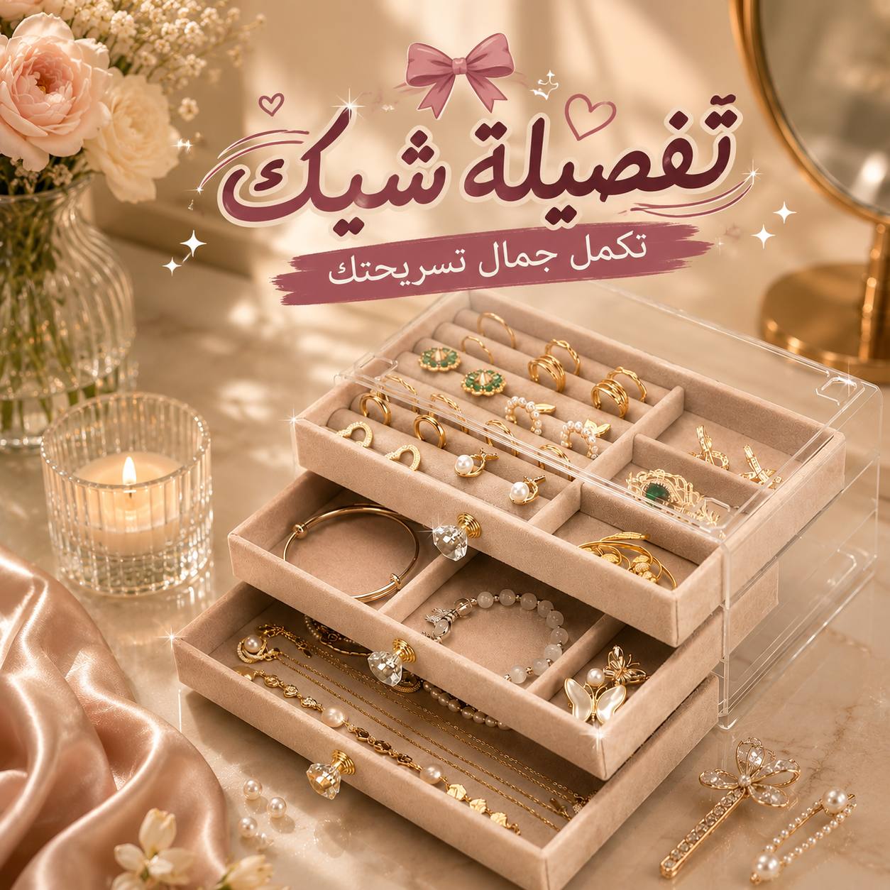 منظم-إكسسوارات-أكريليك-3-أدوار-بأدراج-قطيفة-وتقسيمات-متعددة-ومقابض-كريستال_All_28994_8.jpeg منظم إكسسوارات أكريليك 3 أدوار بأدراج قطيفة وتقسيمات متعددة ومقابض كريستال - الصورة 1